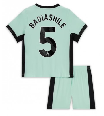 Chelsea Benoit Badiashile #5 Tredje trøje Børn 2023-24 Kort ærmer (+ korte bukser)